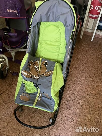 Коляска санки