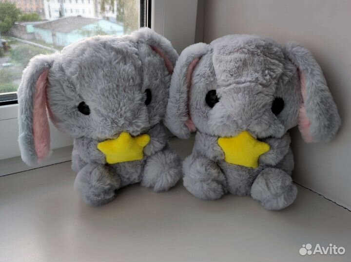Мягкая игрушка кролик со звездочкой