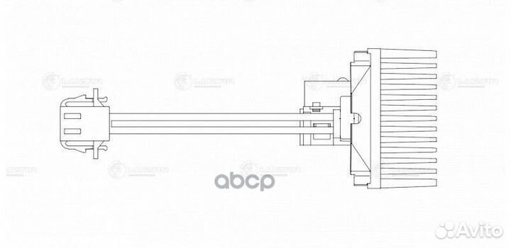 Резистор э/вент. отопителя LFR 1854 LFR1854 luzar