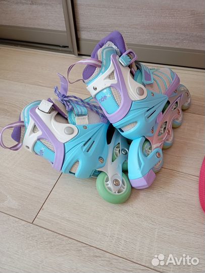Коньки роликовые детские размер 34-37