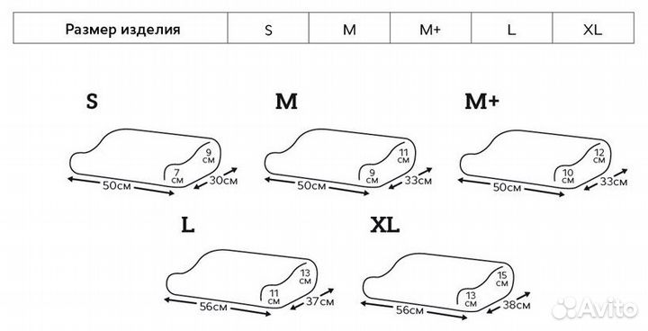 Подушка ортопедическая Evolution р.XL валик13 и 15