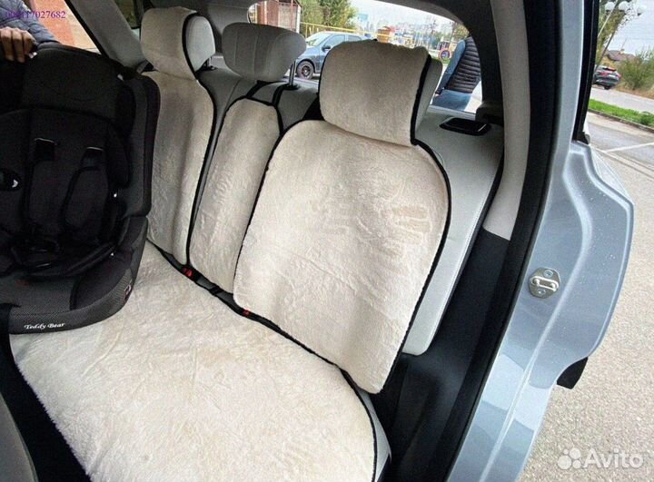 Авто накидки из меха с бесплатной доставкой (Арт.49385)