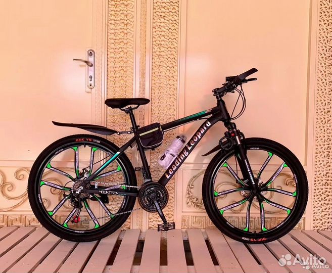 Велосипед с литыми дисками Чёрный новый