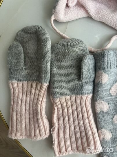 Комплект шапка, шарф