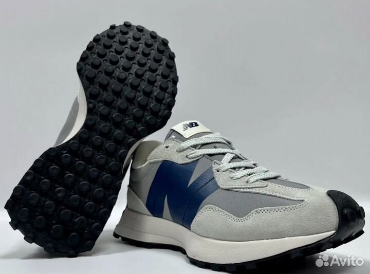 Кроссовки мужские New balance 327 серые