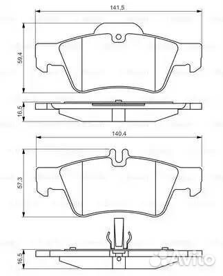Колодки тормозные mercedes-benz W211/W212/W220/W22