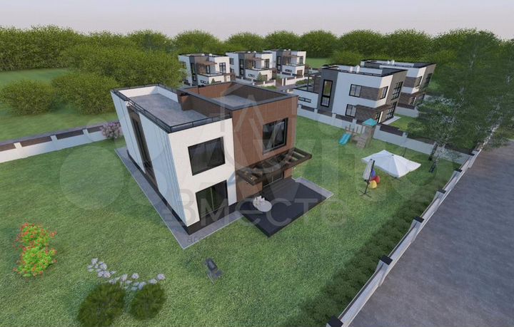 Коттедж 270 м² на участке 6 сот.