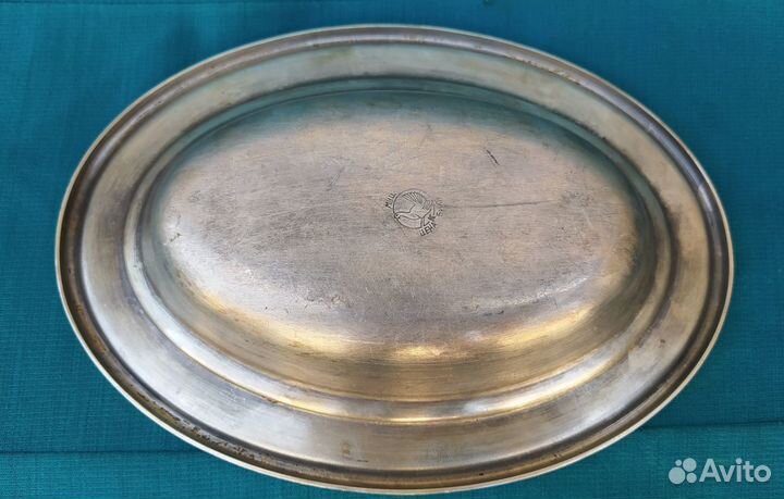 Блюдо Тарелка Мнц / Блюдце Овальное Кольчугино