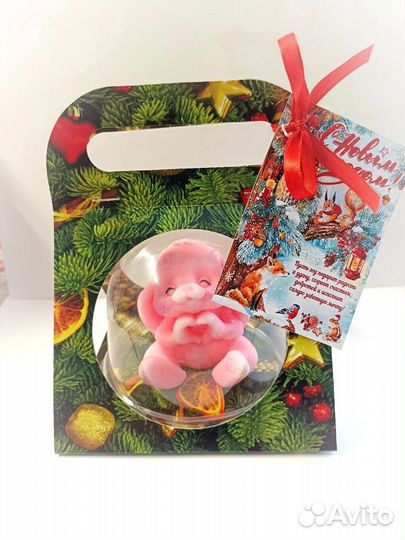 Мыло ручной работы зайка