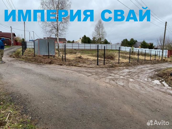 Монтаж винтовых свай