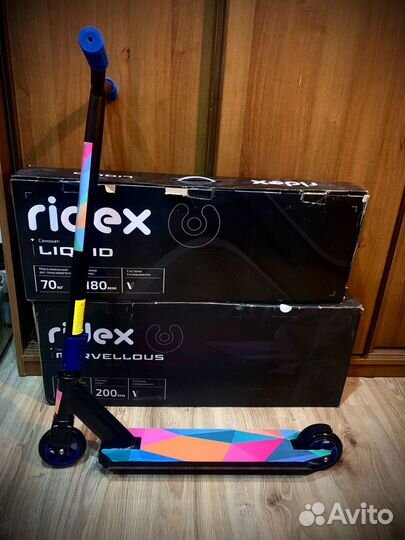 Новый трюковый самокат Multicolor 100 mm