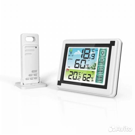 Погодная станция с внешним беспроводным датчиком