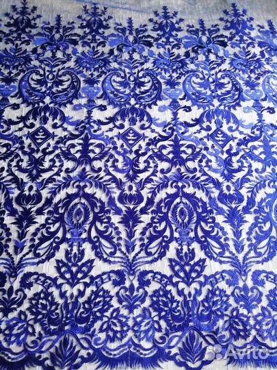 Ткань Кружево на сетке