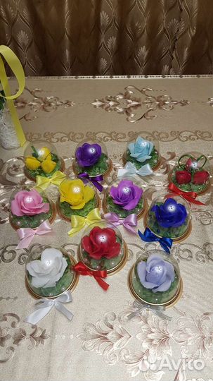 Мыльные розы в куполе