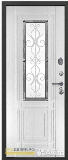 Входная дверь ковка+стекло доставка в подарок