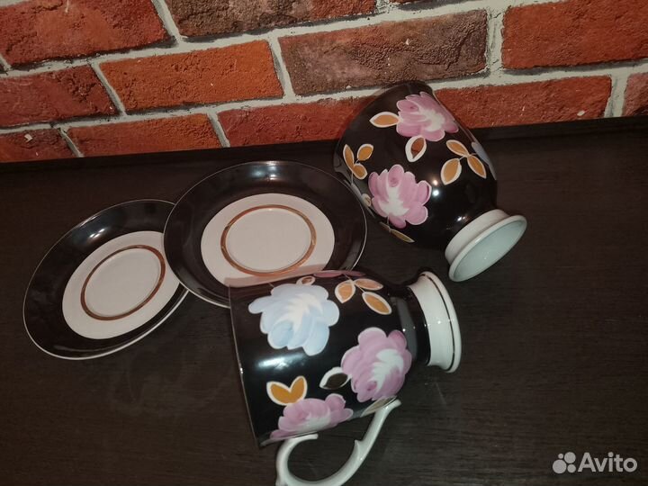 Чайная пара фарфор Дулево