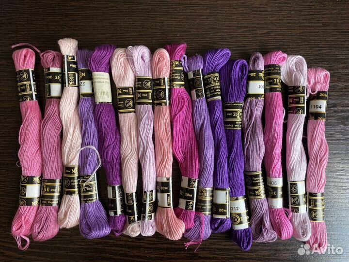 Нитки мулине пнк им. Кирова