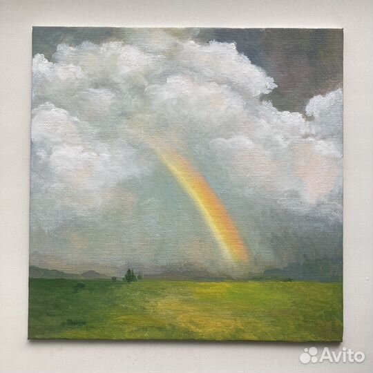 Картина маслом этюд 