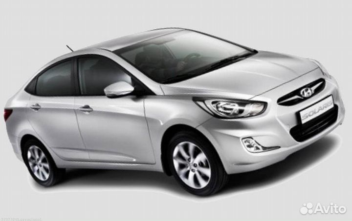 Порог левый Hyundai Solaris 2011-2017 (полный проф