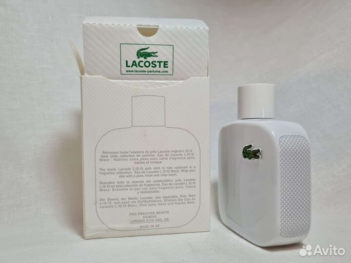 Lacoste eau de Lacoste L.12.12 blanc 100ml