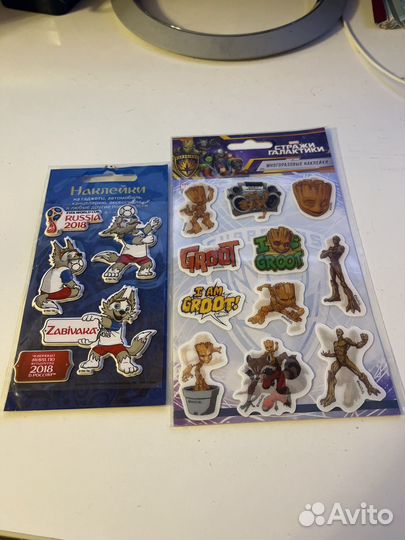 Наклейки стради галактики и fifa2018(забивака)