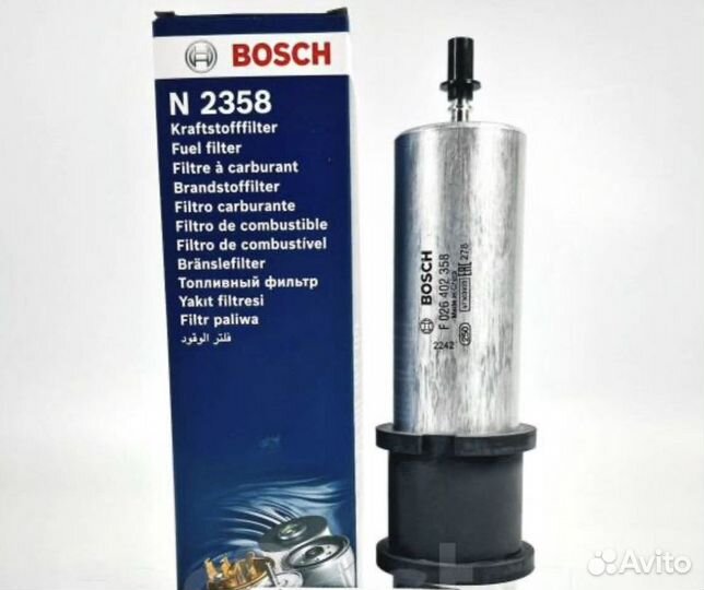 Топливный фильтр дизель BMW 3 F026402358