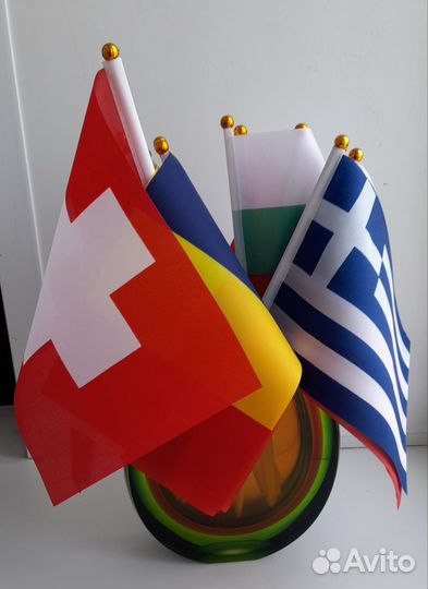 Комплект флагов 17 стран