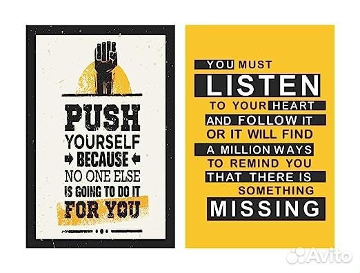 Постер плакат на стену на английском языке