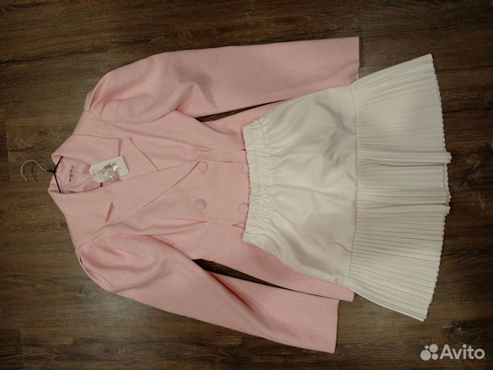 Платье пиджак твидовое