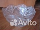 Вазы и салатники хрустальные