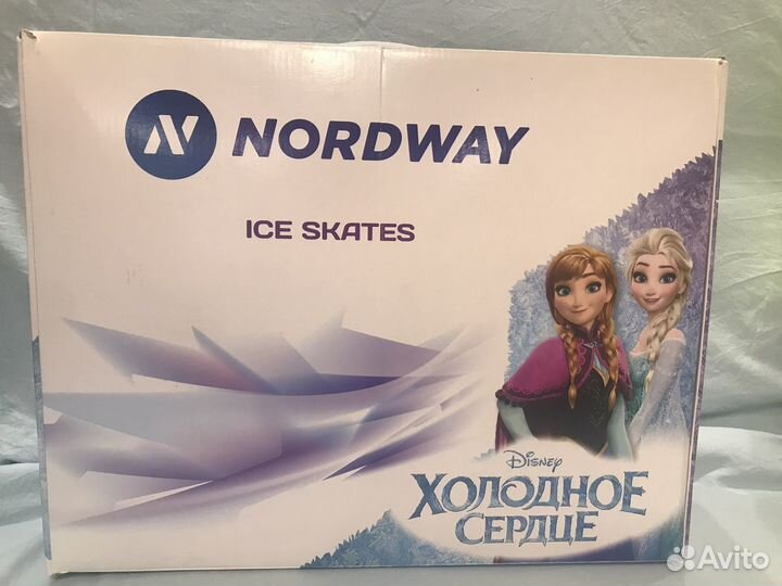 Коньки ледовые раздвижные размер 36-40