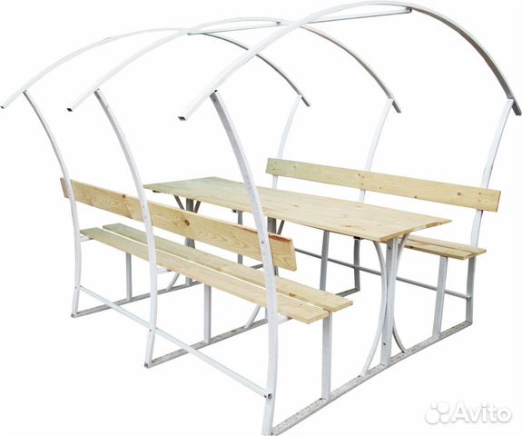 Беседка дачная (каркас) разборная
