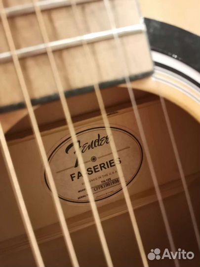 Акустическая гитара fender fa-125