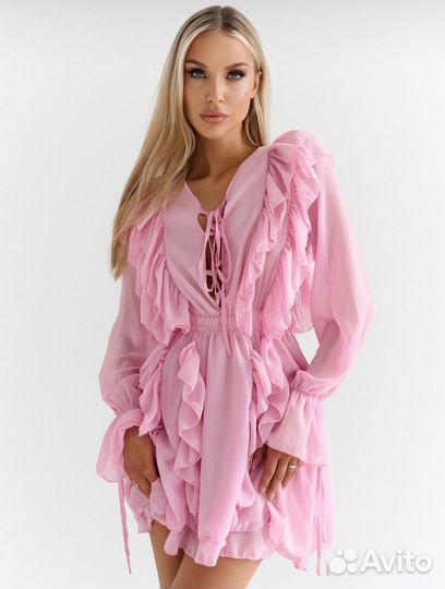 Платье в стиле zimmermann, воздушное