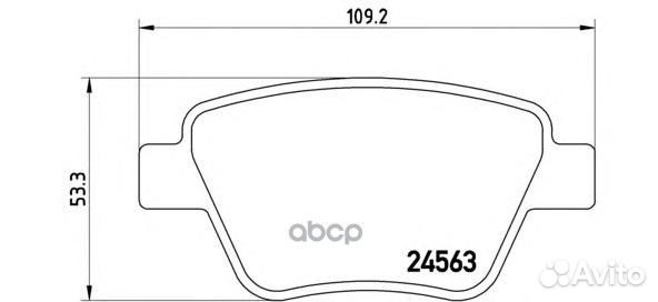 P 85 114 Колодки тормозные skoda octavia 04/SU