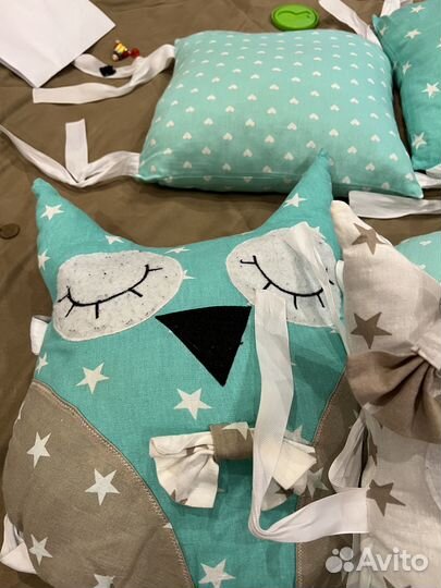 Подушки в детскую кроватку