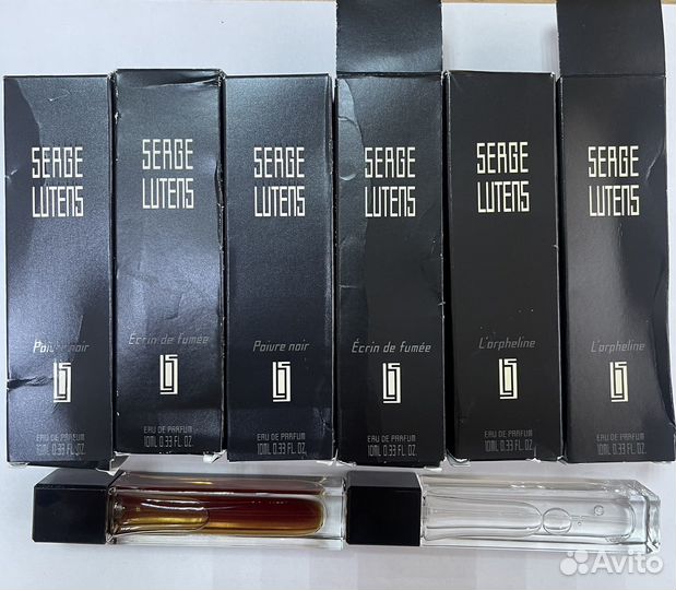 Serge lutens jeux de peau семплы, миниатюры