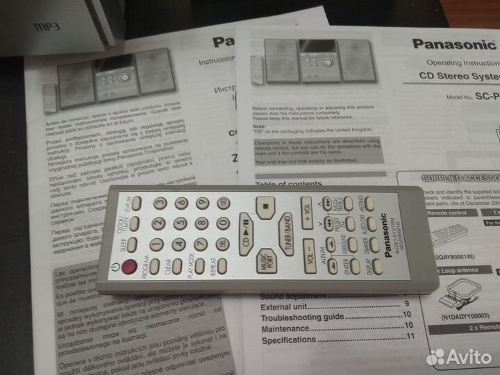 Музыкальный центр Panasonic SC-PM4