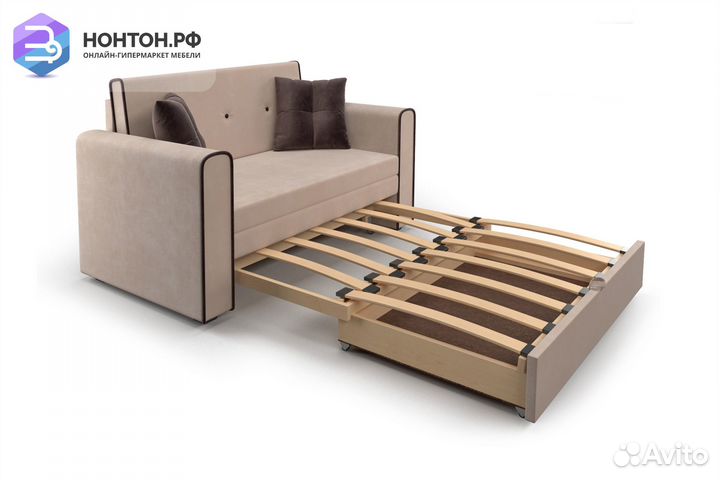 Диван выкатной Санта бежевый