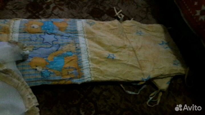 Балдахин и бортик в детскую кроватку