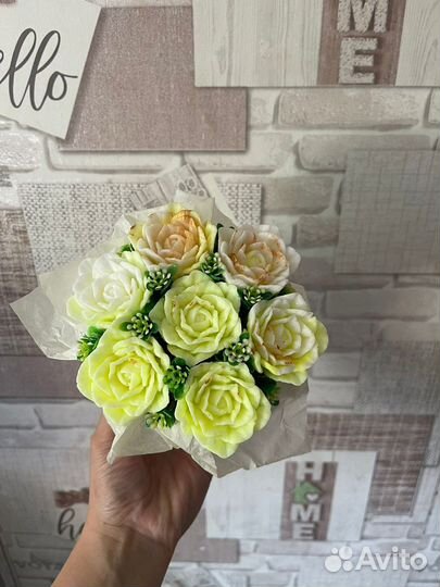 Букет цветов из мыла