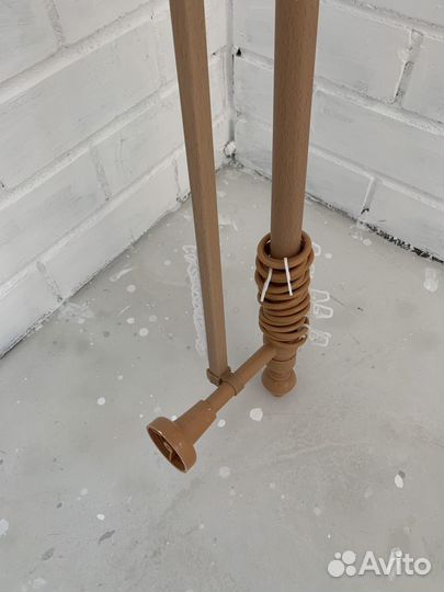 Багета для штор двойная