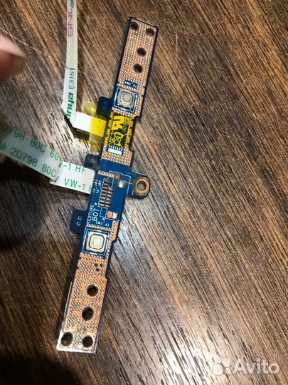 Плата кнопок тачпада toshiba L850