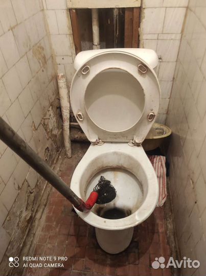 Прочистка канализации,устранение засоров