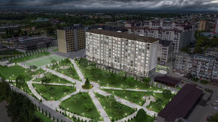 1-к. квартира, 50,4 м², 4/10 эт.