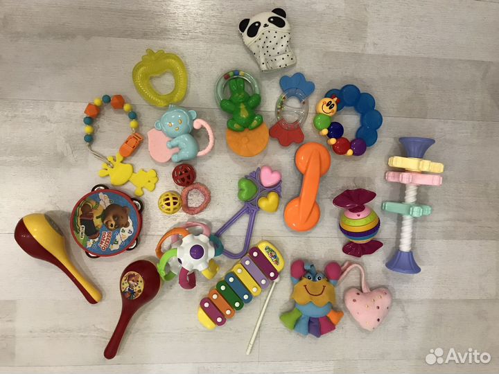 Прорезыватели грызунки, погремушки, игрушки