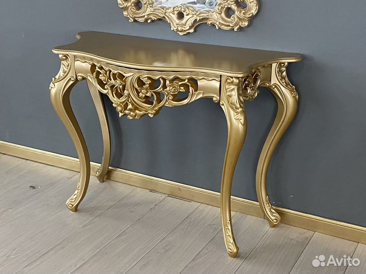 Консольный столик с зеркалом Версаль тип 1
