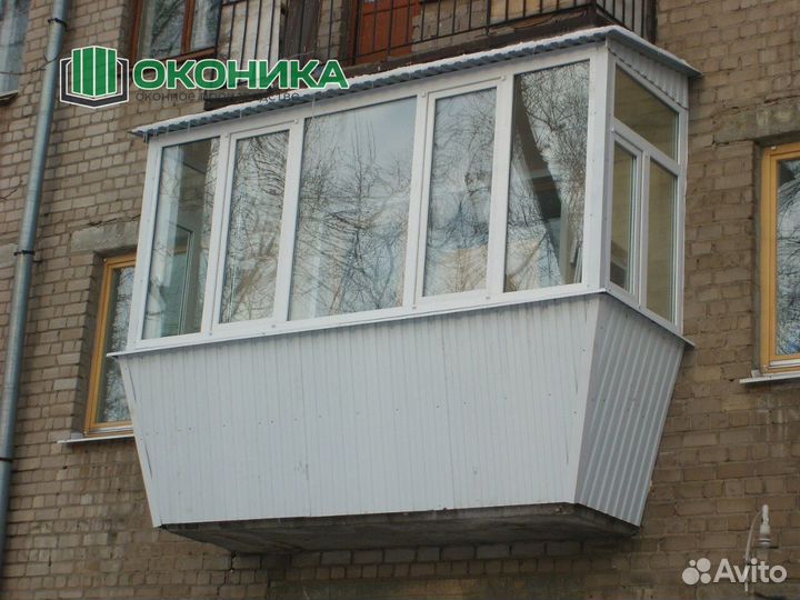 Отделка балконов под ключ