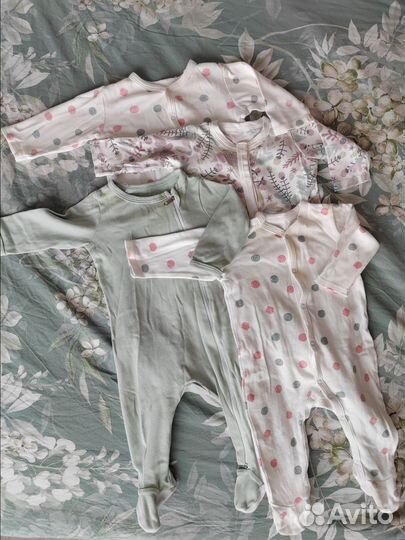 Детские вещи пакетом с 0 до 1года