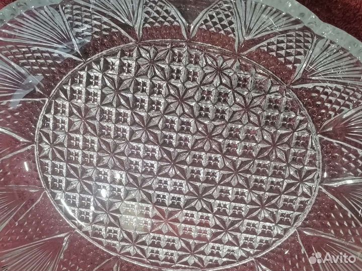Хрустальное блюдо